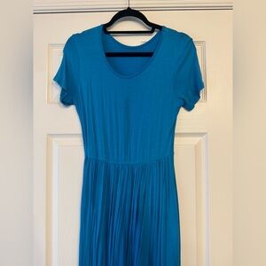 Electric blue maxi dress